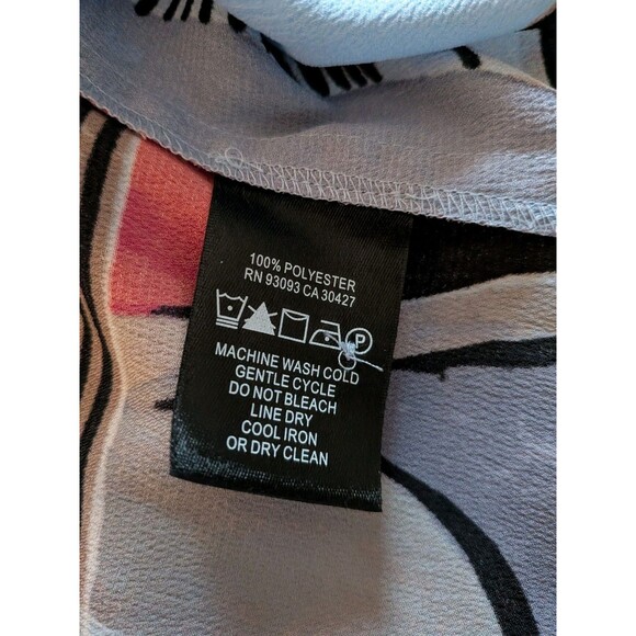 NIC + ZOE Blouse Women's S Jigsaw Bold Geo Abstract Art To Wear Button-Up Shirt - Picture 12 of 14